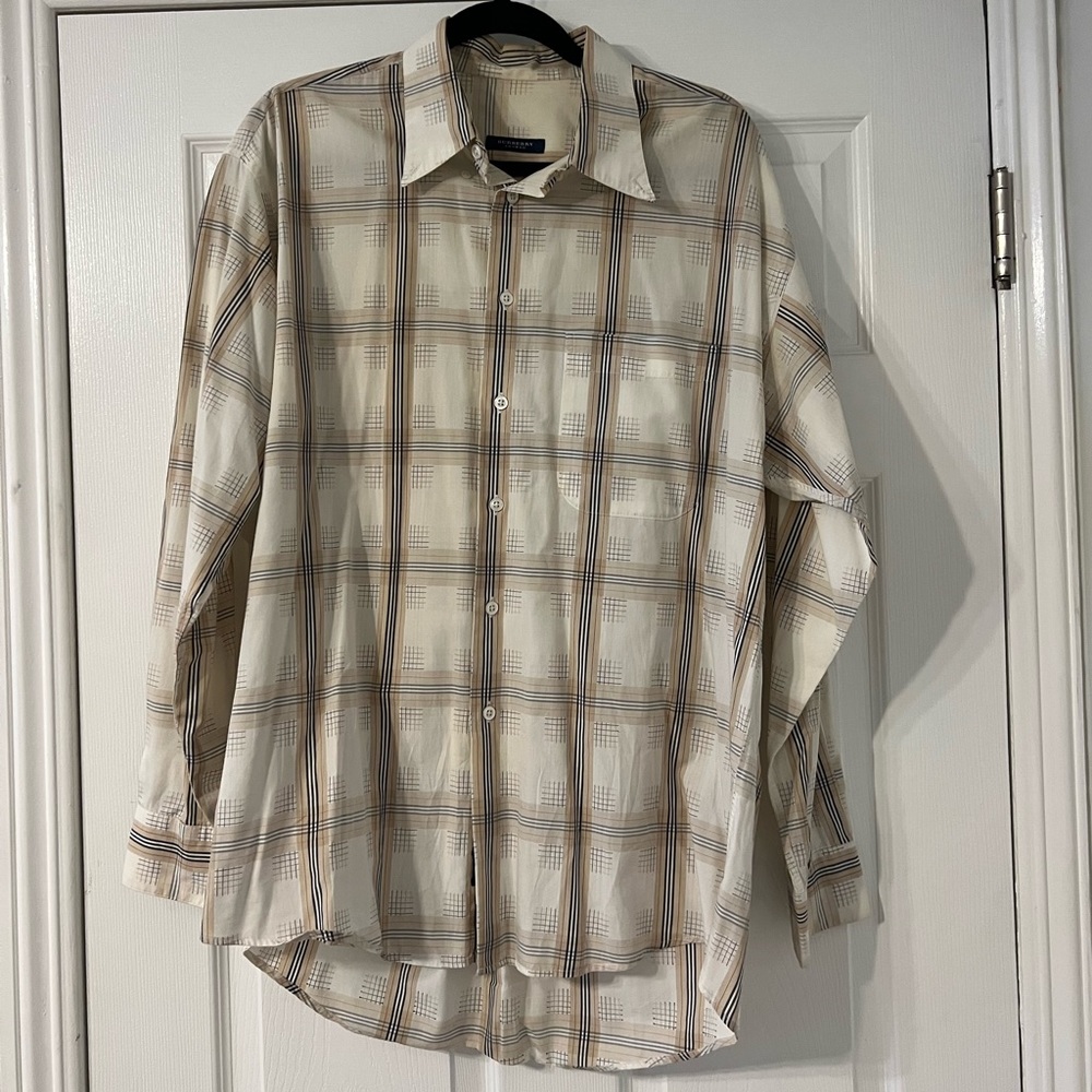 Men’s Burberry Dress Shirt Size L